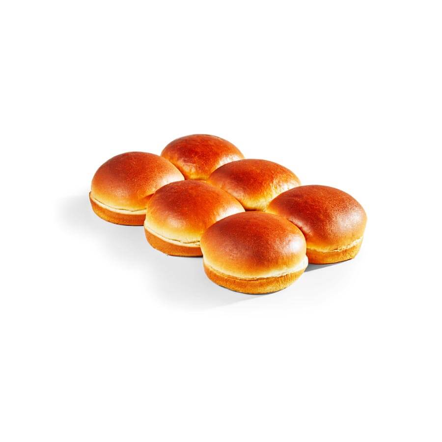 Potato 4" Hamburger Buns with Shine